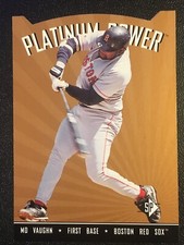 1995 SP PLATINUM POWER DIE-CUT MO VAUGHN BOSTON RED SOX #PP20 INSERT