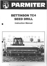 Parmiter Bettinson TC4 Seed Drill Operators Manual