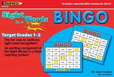 Sight Words In A Flash Bingo Edupress Target grades 1-2 EP2339 SEALED