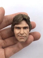 1/6 Smile Han Solo Young Head Carving Sculpt Model Fit 12'' Figure