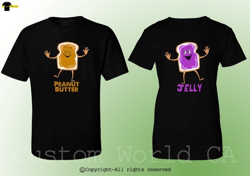 Couple T-Shirts - Peanut Butter \u0026 Jelly 