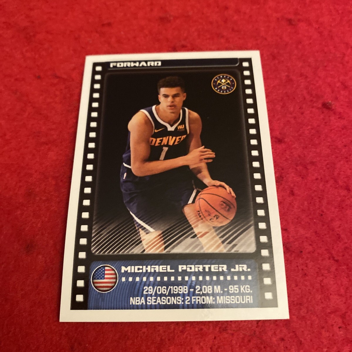 NBA カード Michael Porter Jr. (RC) Michael Porter Jr 2024-25 NBA Hoops Red Dragon /75 Card #187