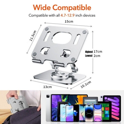 Tablet Halterung Ständer Universal Halter für Tablet iPad Handy Tisch Büro - Photo 16/17