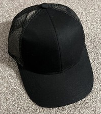 Port Authority Snapback Trucker Cap Black