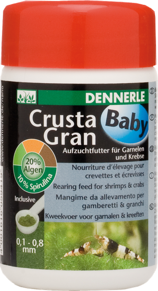 Dennerle Crustagran Baby Aufzuchtfutter Hauptfutter Krebse Garnelen 100 Ml-image