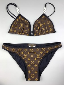 brown louis vuitton bikini