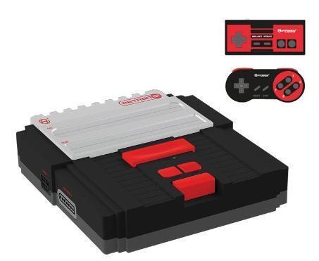 RETRO DUO 2 IN 1 NES & SNES 8-BIT 16-BIT TWIN RETRO VIDEO GAME SYSTEM - Picture 1 of 1