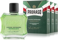 Lozione Dopobarba Uomo Rinfrescante 3 x 100ml Lozione con Olio di Eucalipto e