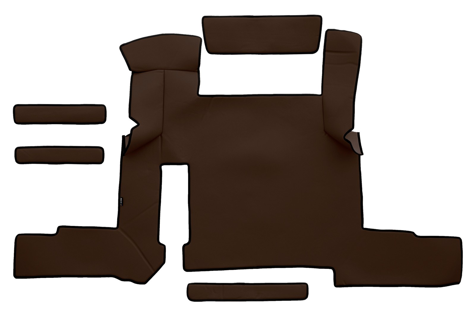 LKW Volle Deckung Fußmatten für MAN TGX 01.18-03.20 AUTOMAT 2 Schubladen BRAUN - Picture 3 of 5