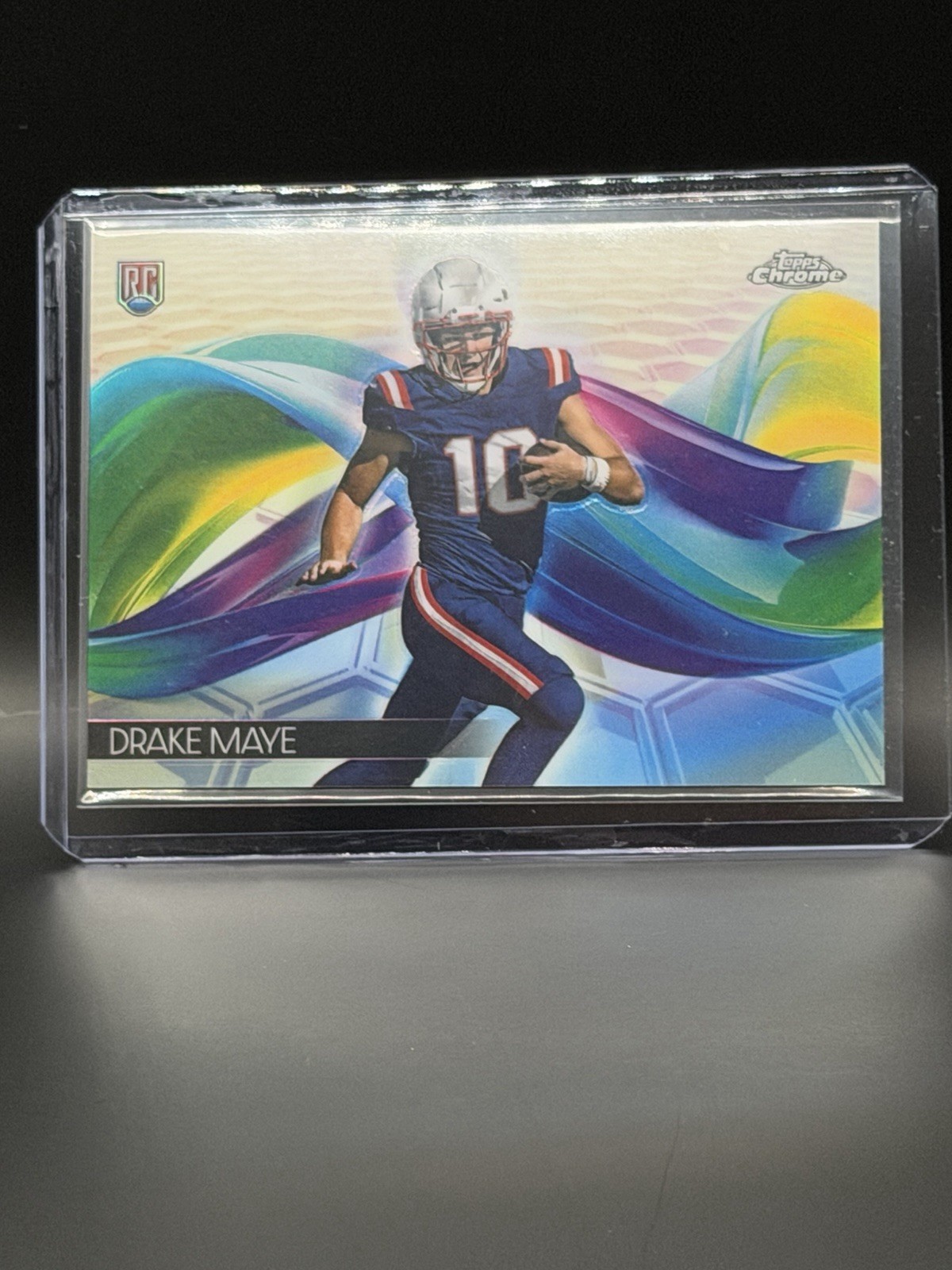 Drake Maye - 2024 Topps Chrome HELIX SSP Case Hit (RC) Rookie Patriots