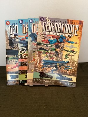 Superman/Batman: Generations 2 -  4 Book Complete Set John Byrne DC Comics