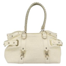 Borsa Gianni Versace Boston pelle bianco oro originale bs36717