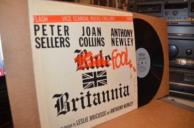 FOOL BRITANNIA; 1963 ACAPPELLA 1 VG++ ORIGINAL CAST COMEDY LP; PETER SELLERS +