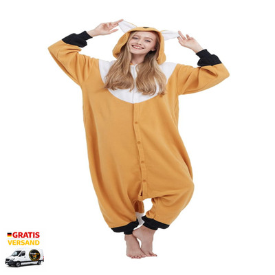 Tier-Einteiler-Pyjama Simzoo Unisex Weiches Polarfleece
