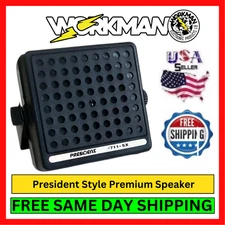 CB Radio External Speaker Workman 711 Heavy Duty 4" 10W 8OHM Trucking Audio Kit