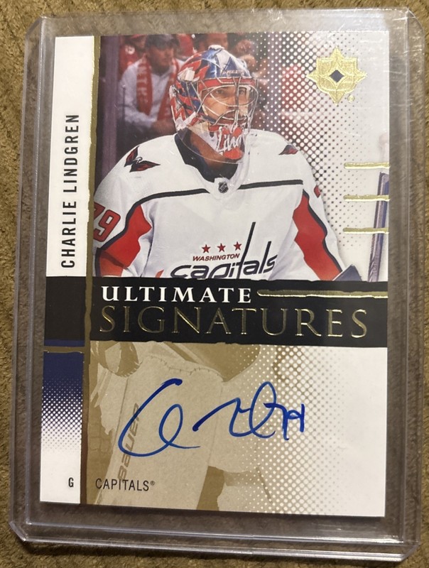2024-25 Upper Deck Ultimate Collection - Ultimate Signatures Charlie Lindgren...