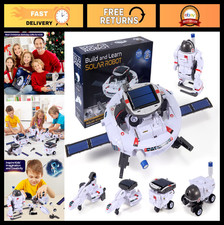 STEM Solar Robot Kits for Kids 8-14, 120Pcs Building Science Toys for Teens