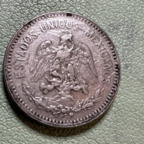1911 Mexico Mexican 5 Centavos Eagle Snake Coin - Picture 8 of 8