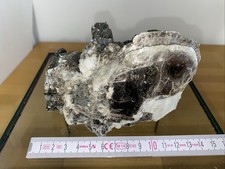 Muskovit, Heilstein, Stufe, Mit Calcit 820g