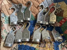 Lot Of 12 Taylor Ng 4 Cast Aluminum Track Rack Pot Pans Hooks Lot Of 12 Taylor Ng 4 Cast Aluminum Track Rack Pot Pans Hooks