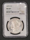 1879-S Morgan Dollar | NGC MS66+ | RARE PLUS GRADE!
