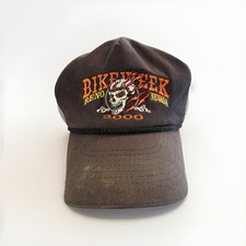 Biker Week Reno Nevada 2000 Skull Graphic Bla...