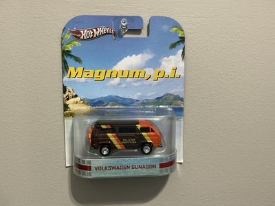 Hot Wheels Magnum, p.i. Volkswagen Sunagon 1:64 Diecast Van Brown
