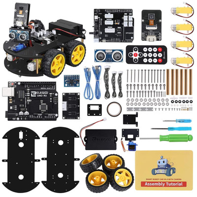 ELEGOO Smart Robot Car Kit V4.0 mit Kamera UNO R3 Line Tracking Ultrasch