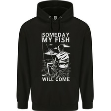 Mein Fisch Will Venir Lustig Fischen Fischer Kinder Kapuzenpulli