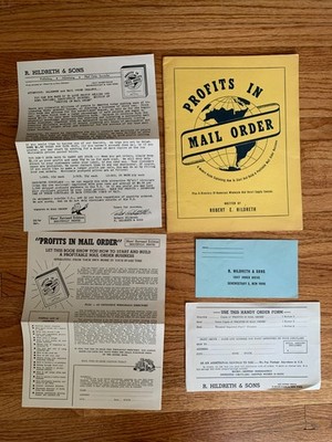 Profits in Mail Order Book by Robert E. Hildreth Revised Edition 1962 - Ephemera