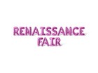 RENAISSANCE FAIR Letter Balloon Banner - Medieval Faire Party Decorations