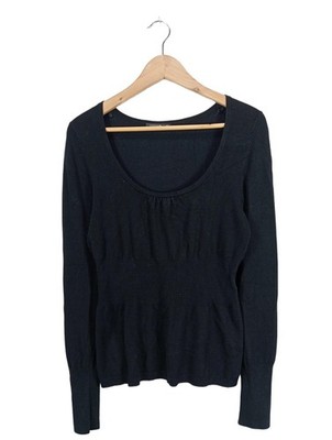 COMMA Longsleeve Damen Shirt Gr. DE 38 schwarz Casual-Look