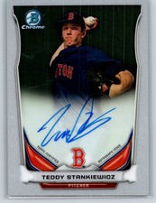 2014 Bowman Chrome Teddy Stankiewicz #BCAP-TS Prospect Autographs
