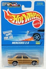 Hot Wheels Mercedes 2.6 1997 Model Series - 95533 NRFP Gold 1:64