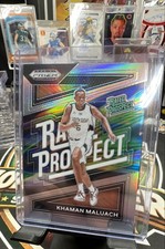 2024-25 Panini Prizm Draft Picks - Rated Prospect Khaman Maluach #16 Silver...