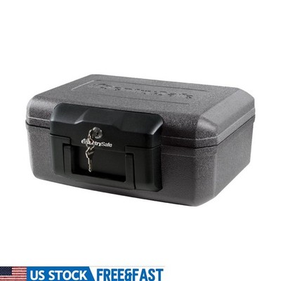 Compact Fireproof Safe UL Classified Lockable Water Resistant Security Box New