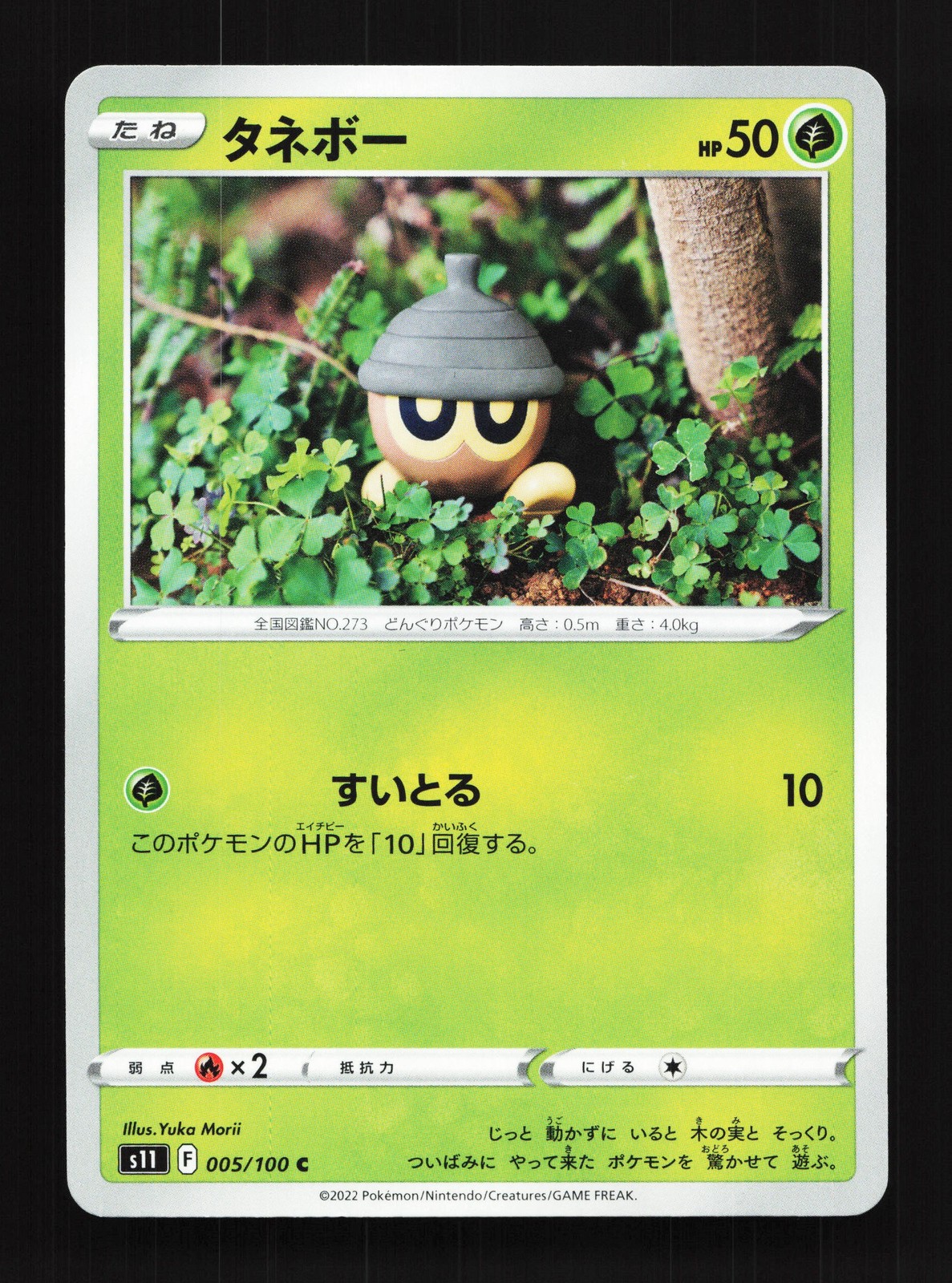 Seedot 005/100 Lost Abyss NM Japanese Pokemon Card TCG