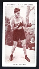 1938 Churchman's Boxing #33 GENE TUNNEY HOF - VG+-VG/EX - 3 4  NO CREASES