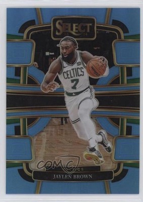 2023-24 Panini Select Concourse Light Blue Prizm 30/299 Jaylen Brown #22 15ej
