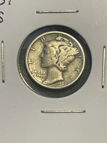 1939-S 10C Mercury Dime Semi-Key Date Fine X2761