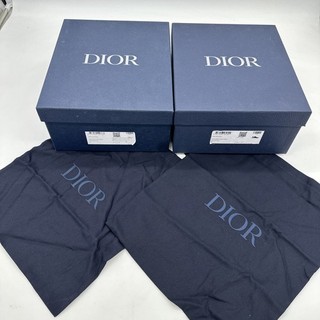 Authentic Dior Empty Mens Shoe Box W/ Dust Bags & Tissue X 2 Trainers t9218