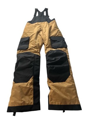 Ski-doo BRP Expedition HighPants Mens S Black Brown Ski Snow Boarding Overalls