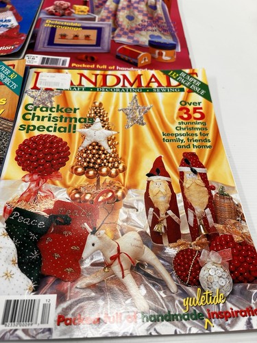 6 Handmade Magazine 2001 Volume 17 7 - 12 Patchwork Sewing, Xmas, Knitting, - Picture 7 of 7