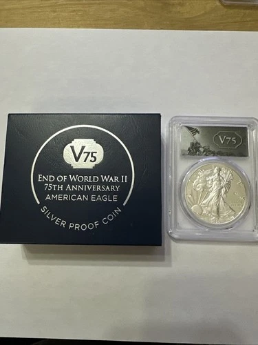 2020 W $1 Silver American Eagle - V75 Privy Mark - First Day PCGS PR70 DCAM
