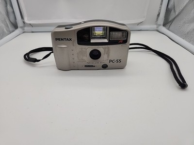 PENTAX PC-55 POINT & SHOOT FILM CAMERA 35mm TESTED WORKING