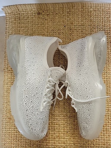 Charlotte Russe weiße Glitzer-Sneaker Größe 9 neu Stil 8909 - Bild 5 von 12