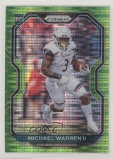 2020 Panini Prizm Rookie Neon Green Pulsar Prizm Michael Warren II #345 0x1