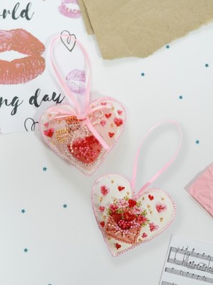 Bead Embroidery Interior Decoration Kit on Artist Canvas ''Magic Love''
