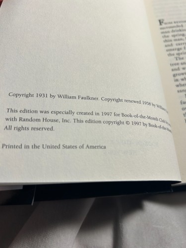 William Faulkner Books 1997 - Picture 8 of 8