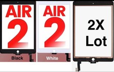   2X iPad Air 2 Touch Screen Digitizer Replacement A1566 A1567 OEM Lot